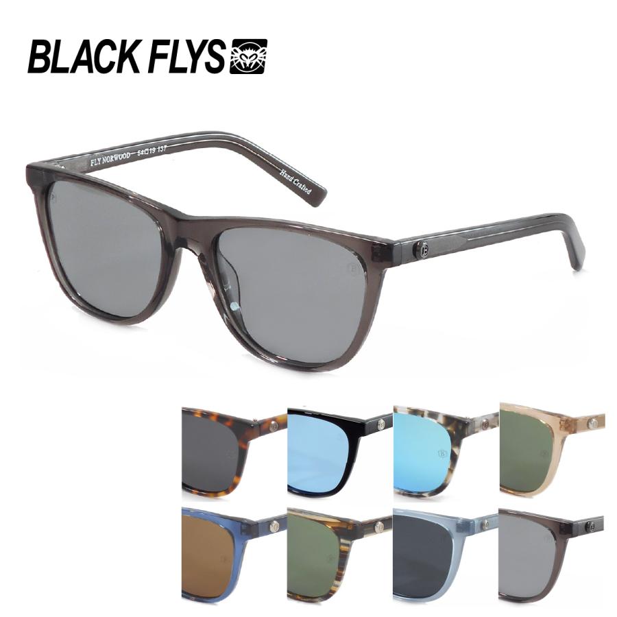 ブラックフライ サングラス FLY NORWOOD 1193 54サイズ ウェリントン BLACK FLY フライ ノーウッド 偏光レンズ｜squacy