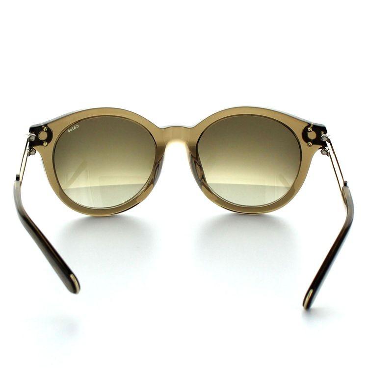 Chloé ラウンドサングラス ブラックレンズ　新品　最終値下げ早い者勝ち クロエ Chloe サングラス ch0045s-001 ブラウン UVカット
