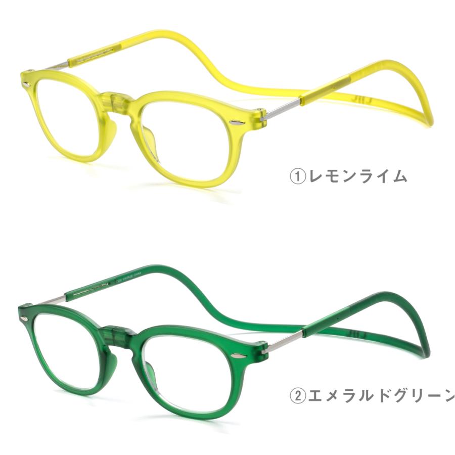 クリックリーダー ヴィンテージ Clic VINTAGE 老眼鏡 首にかける プレゼント  誕生日 父の日 母の日 敬老の日 clicreaders 首掛け クリックリーダー おしゃれ |  | 01
