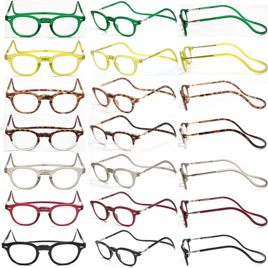 クリック エグゼ CliC EXE 老眼鏡 シニアグラス 【遠近両用】二重焦点　芸能人愛用の老眼鏡 首からかけられる 度数も選べる 安心マグネット |  | 05