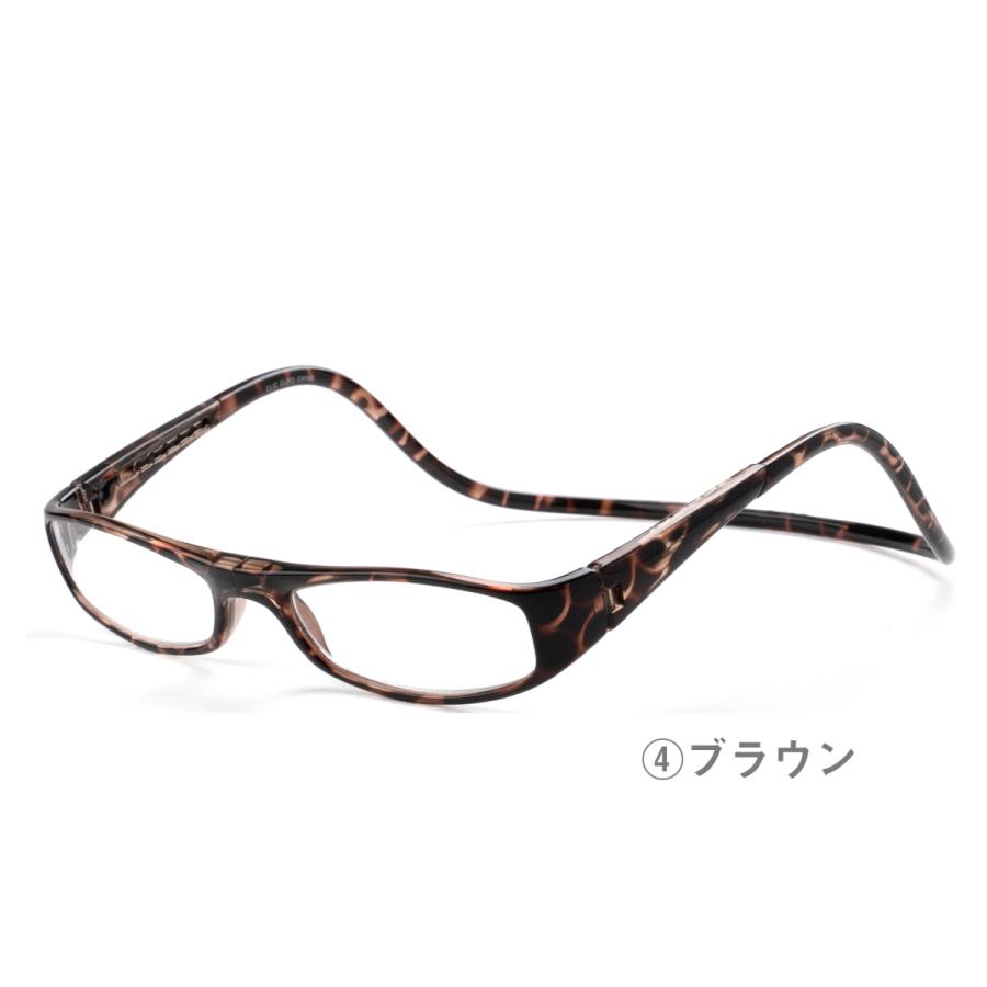 【PCレンズセット】クリックユーロ ClicEURO Clicreaders クリックリーダー UV420 PC眼鏡 首掛け おしゃれ プレゼント 度付き めがね メガネ |  | 04