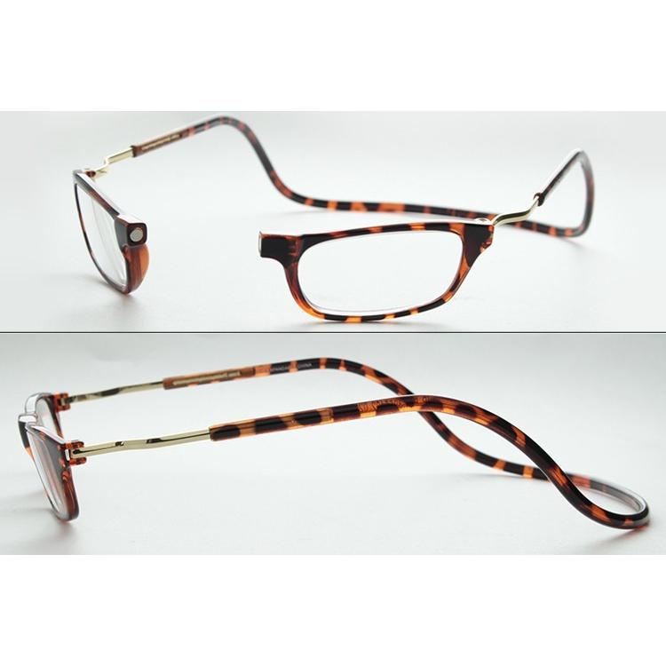 クリック チューブ 首から掛けれる 遠近両用眼鏡 オリーブ ブラック +1.50 CLIC EXE TUBE クリック エクゼ チューブ 遠近両用メガネ | バック