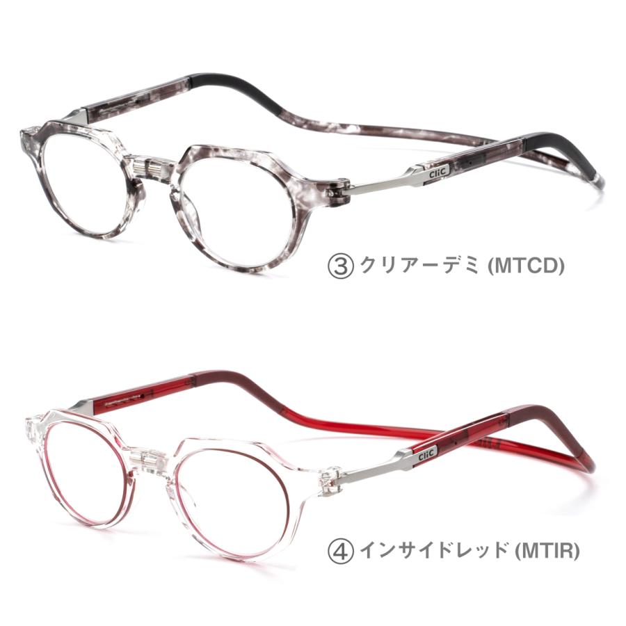 レンズセット】Click eyewear Metro クリックリーダー メトロ 度付き