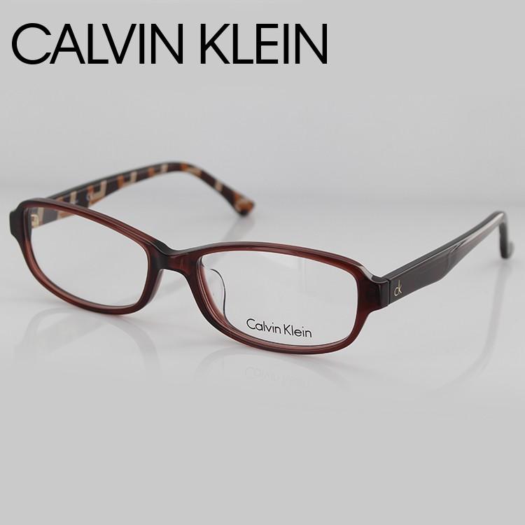 カルバンクライン メガネフレーム CK5848A 201 54サイズ スクエア クリアブラウン ユニセックス 男女兼用 Calvin