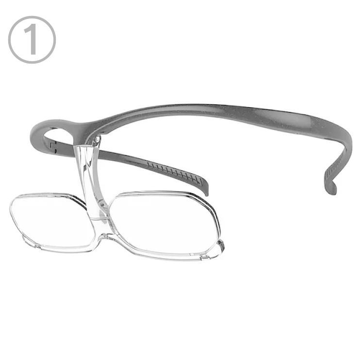 ダブルルーペ W Loupe シャルマン CHARMANT メガネ型ルーペ 拡大鏡