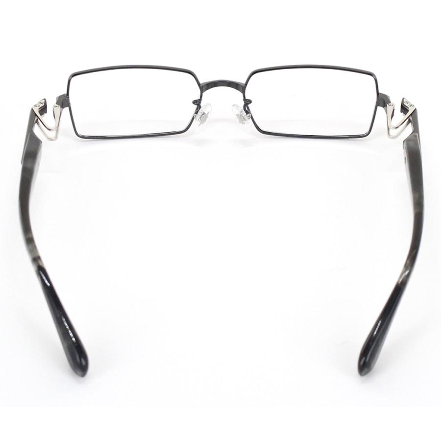 DATE WC 53サイズ メガネ 鼻パッド Uターンヒンジ 板ばね式 フルリム スクウェア こだわり 日本製 送料無料 |  | 03