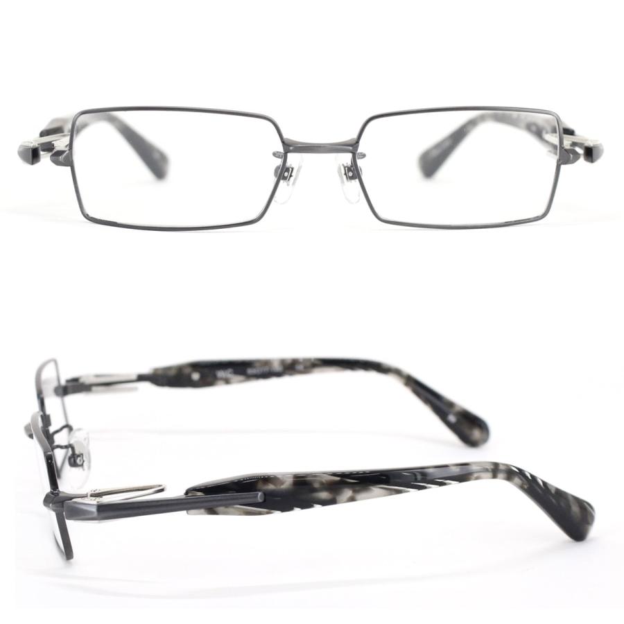 DATE WC 53サイズ メガネ 鼻パッド Uターンヒンジ 板ばね式 フルリム スクウェア こだわり 日本製 送料無料 |  | 04