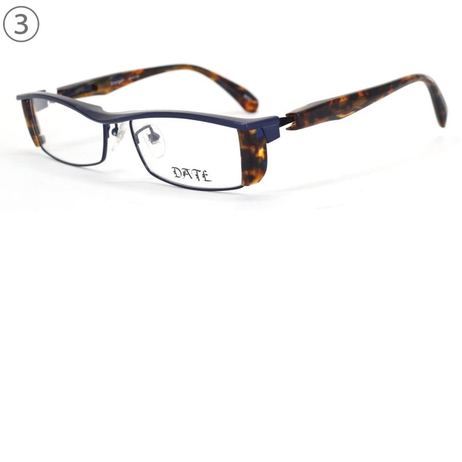 メガネフレーム DATE Strange0 デットストック 現品限り 55サイズ フルリム スクエア 眼鏡 こだわり 日本製 メンズ レディース 男性用 女性用 送料無料 |  | 07
