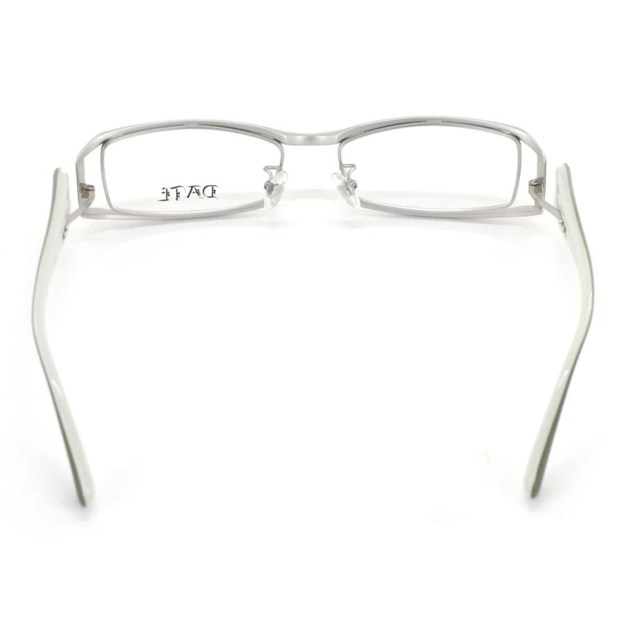 メガネフレーム DATE 1837-0040 デットストック 現品限り 56サイズ フルリム スクエア 眼鏡 こだわり 日本製 メンズ レディース 男性用 女性用 送料無料 |  | 02