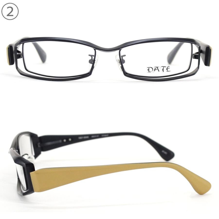 メガネフレーム DATE 1837-0040 デットストック 現品限り 56サイズ フルリム スクエア 眼鏡 こだわり 日本製 メンズ レディース 男性用 女性用 送料無料 |  | 05