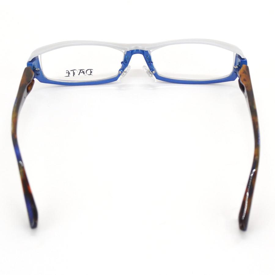 メガネフレーム DATE Victor-F デットストック 現品限り 54サイズ ナイロール スクエア 眼鏡 こだわり 日本製 メンズ レディース 男性用 女性用 送料無料 |  | 02