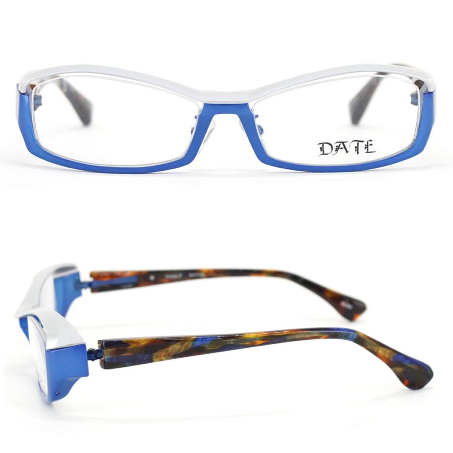 メガネフレーム DATE Victor-F デットストック 現品限り 54サイズ ナイロール スクエア 眼鏡 こだわり 日本製 メンズ レディース 男性用 女性用 送料無料 |  | 03