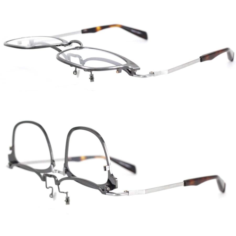 跳ね上げ式眼鏡 DETAIL GRAM ディテールグラム DG0015 quadro 51サイズ