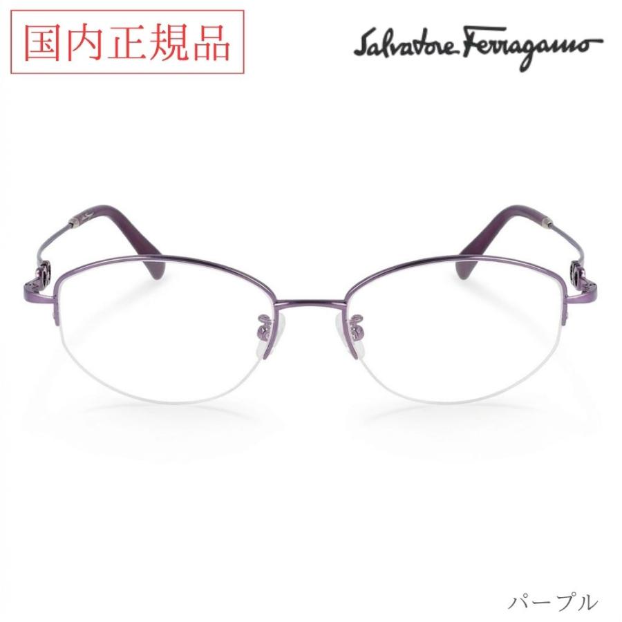 Salvatore Ferragamo サルバトーレフェラガモ メガネフレーム SF2558A 53サイズ ボストン レンズ交換 国内正規品 専用ケース付の画像