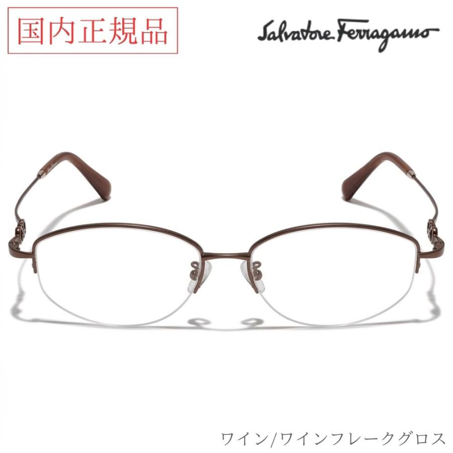 Salvatore Ferragamo サルバトーレフェラガモ メガネフレーム SF2558A 53サイズ ボストン レンズ交換 国内正規品 専用ケース付の画像