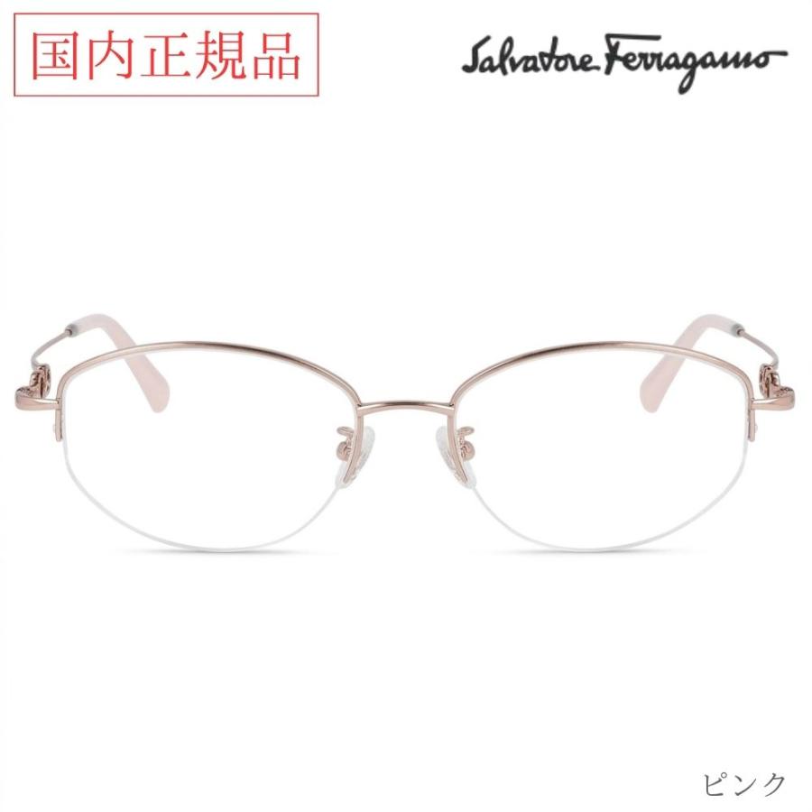 Salvatore Ferragamo サルバトーレフェラガモ メガネフレーム SF2558A 53サイズ ボストン レンズ交換 国内正規品 専用ケース付の画像