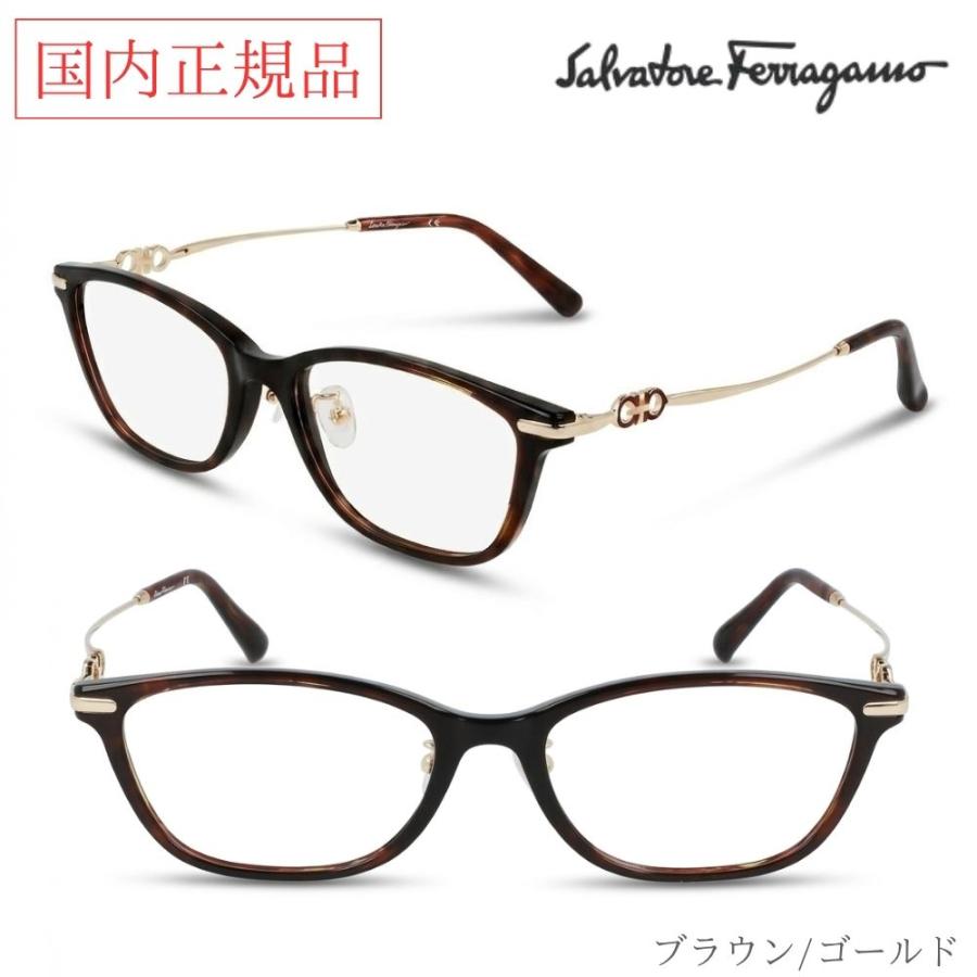 Salvatore Ferragamo サルバトーレフェラガモ メガネフレーム SF2900A 54サイズ バレル 太縁 フルリム レンズ交換 国内正規品 専用ケース付の画像