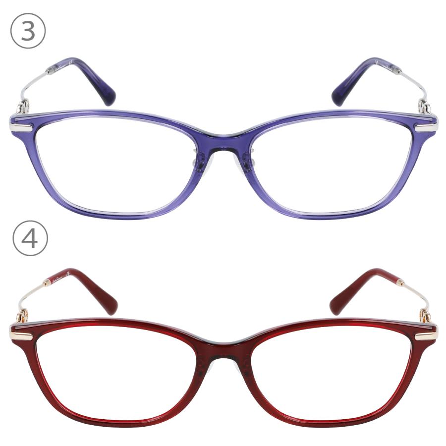 サルバトーレフェラガモ 眼鏡フレーム SF2900A 54ロ17 ブラック×ゴールド 中古 Aランク Salvatore Ferragamo ｜レディース 女性 ブランド メガネ ケース付き  【送料無料】 FERRAGAMO - サルバトーレフェラガモ 眼鏡フレーム SF2900A 54ロ17