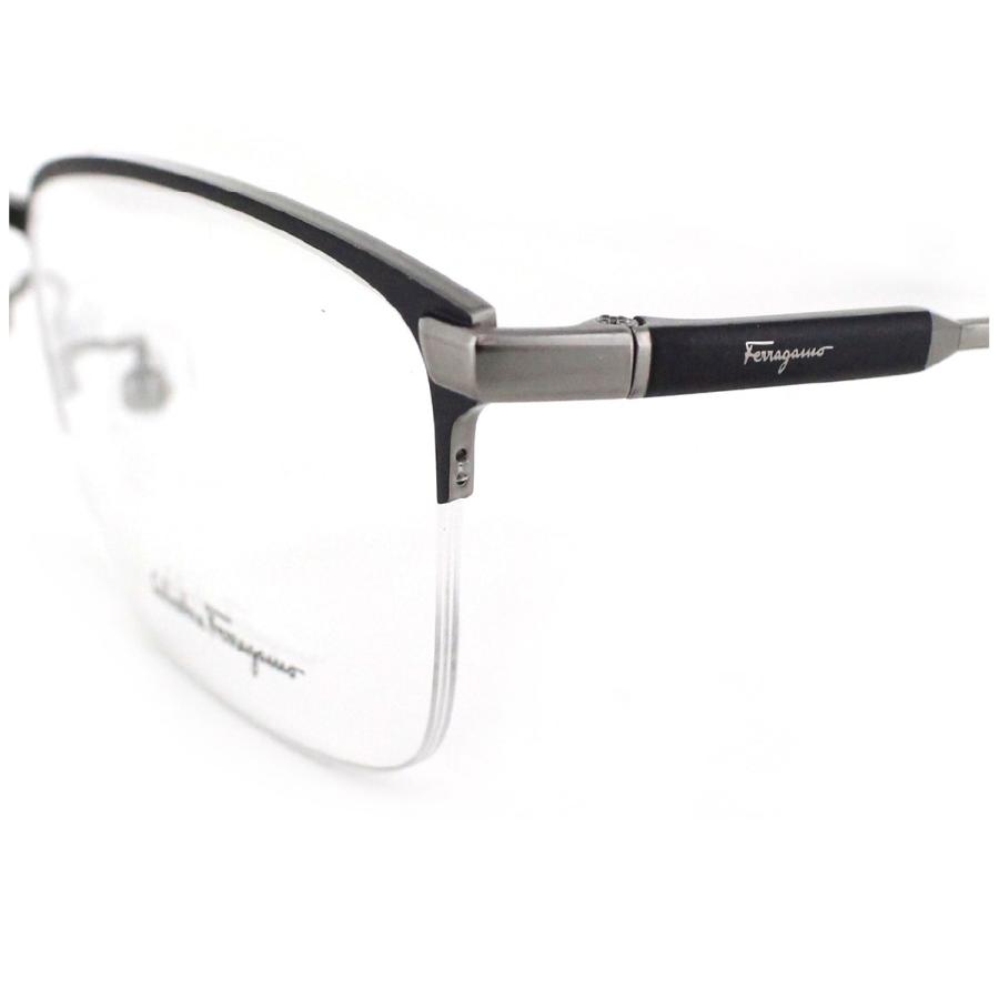 フェラガモ FERRAGAMO SF2562A 57サイズ メンズ 男性用 スクエアメガネ メガネフレーム 国内正規品 送料無料の画像
