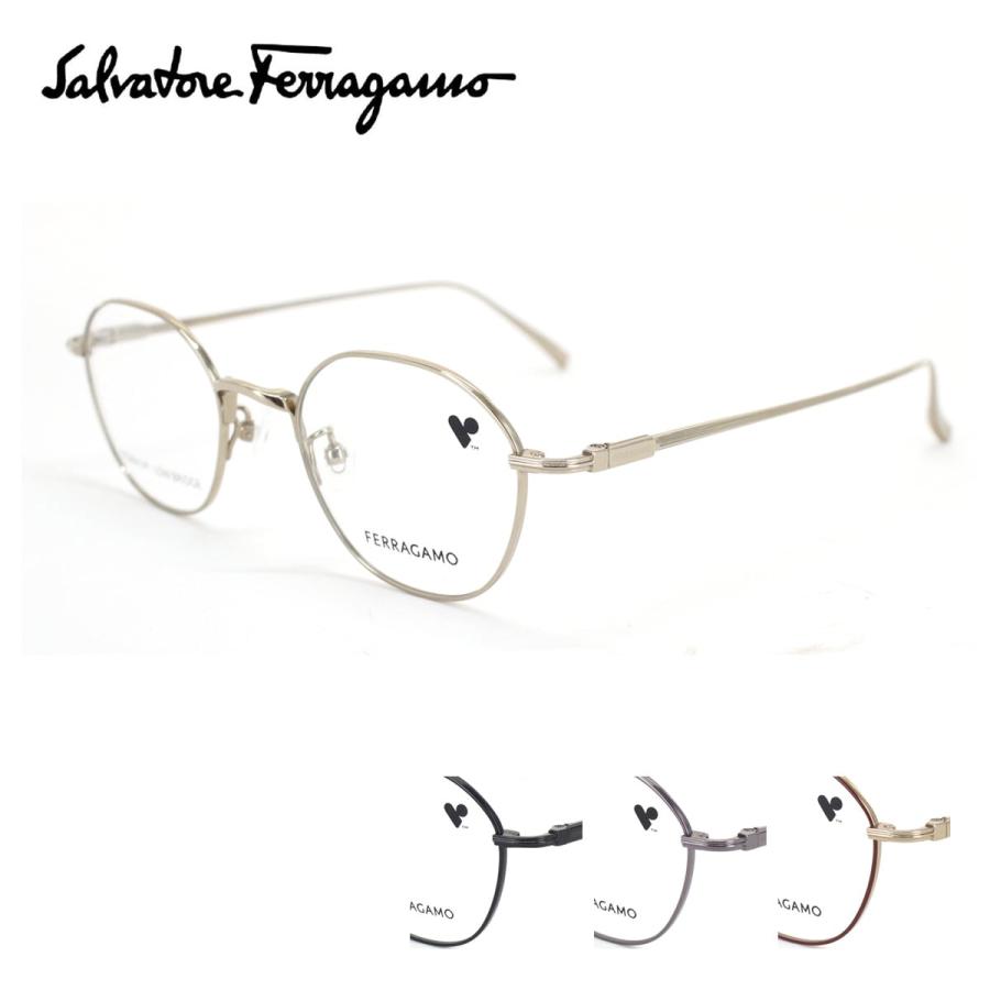 FERRAGAMO フェラガモ メガネフレーム SF2585LB 47サイズ ユニ