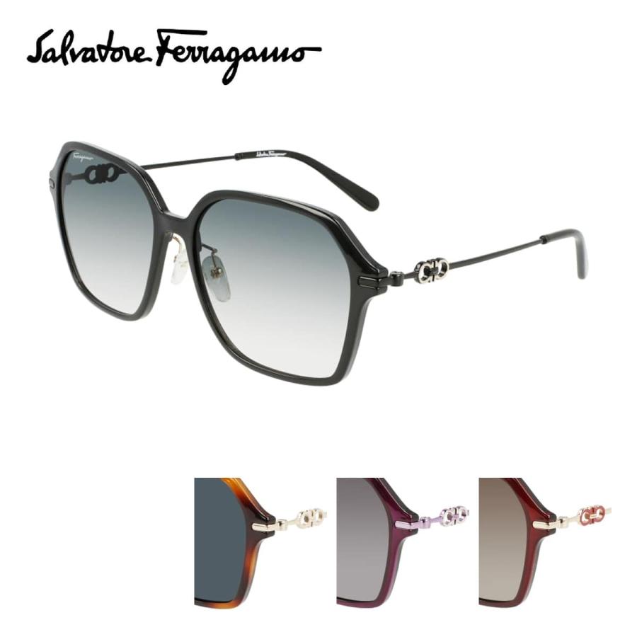 FERRAGAMO フェラガモ サングラス SF1034SA 58サイズ フルリム