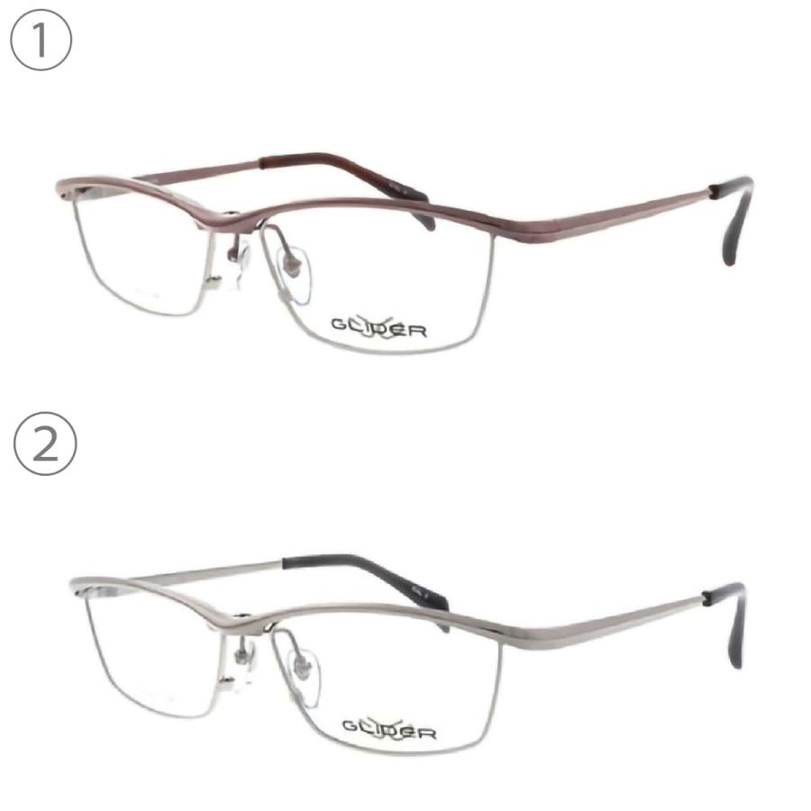 メガネフレーム グライダー GD-2011 57サイズ 跳ね上げ ガルウィング