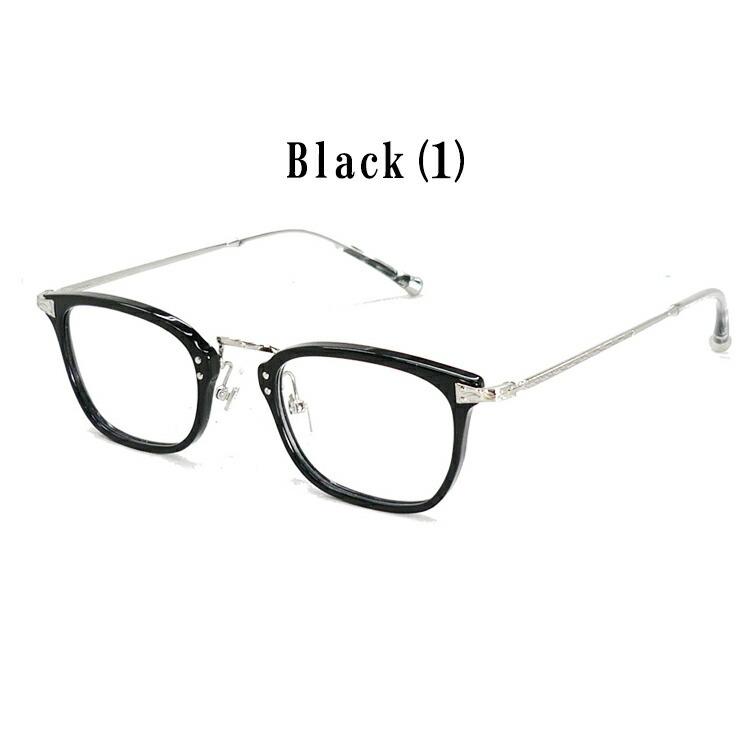 【国内正規品】【日本製】越前國甚六作 メガネフレーム JN-033 49サイズ 度付き対応 商品番号：jin10 越前國甚六作 Black