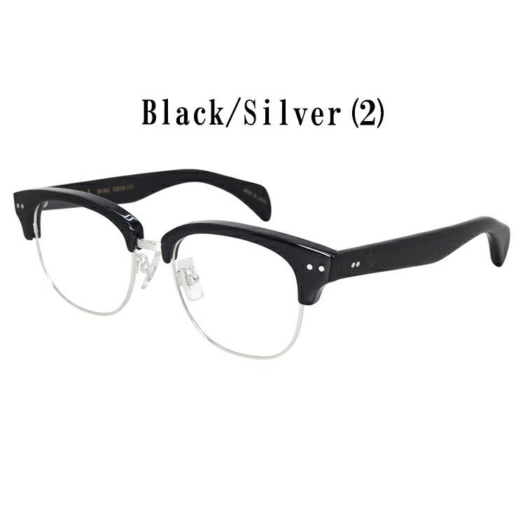 日本製 メガネ 越前國甚六作 JN-061 52サイズ ブロー 度付きレンズ対応