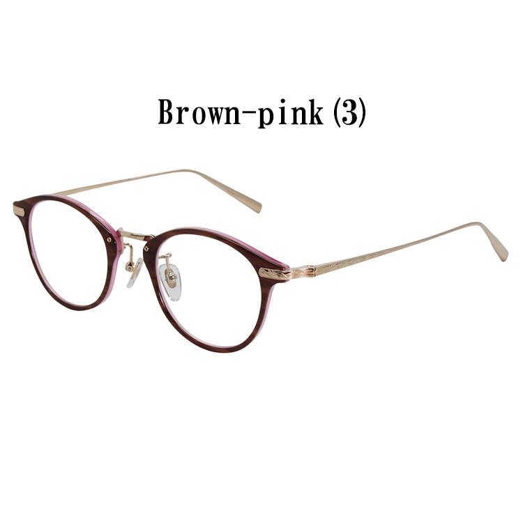 【国内正規品】【日本製】越前國甚六作 メガネフレーム EZ-012 47サイズ 度付き対応 商品番号：jin10 越前國甚六作 pink