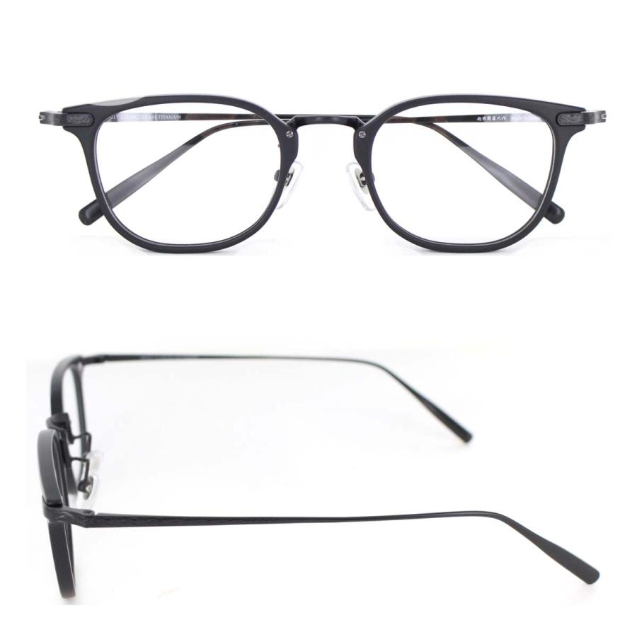 国内正規品】【日本製】越前國甚六作 メガネフレーム EZ-017 49