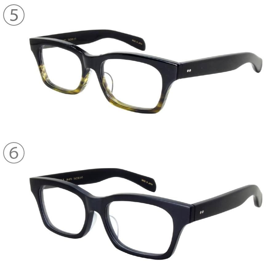 越前國甚六作 メガネフレーム ウェリントン JN-071 56サイズ メンズ