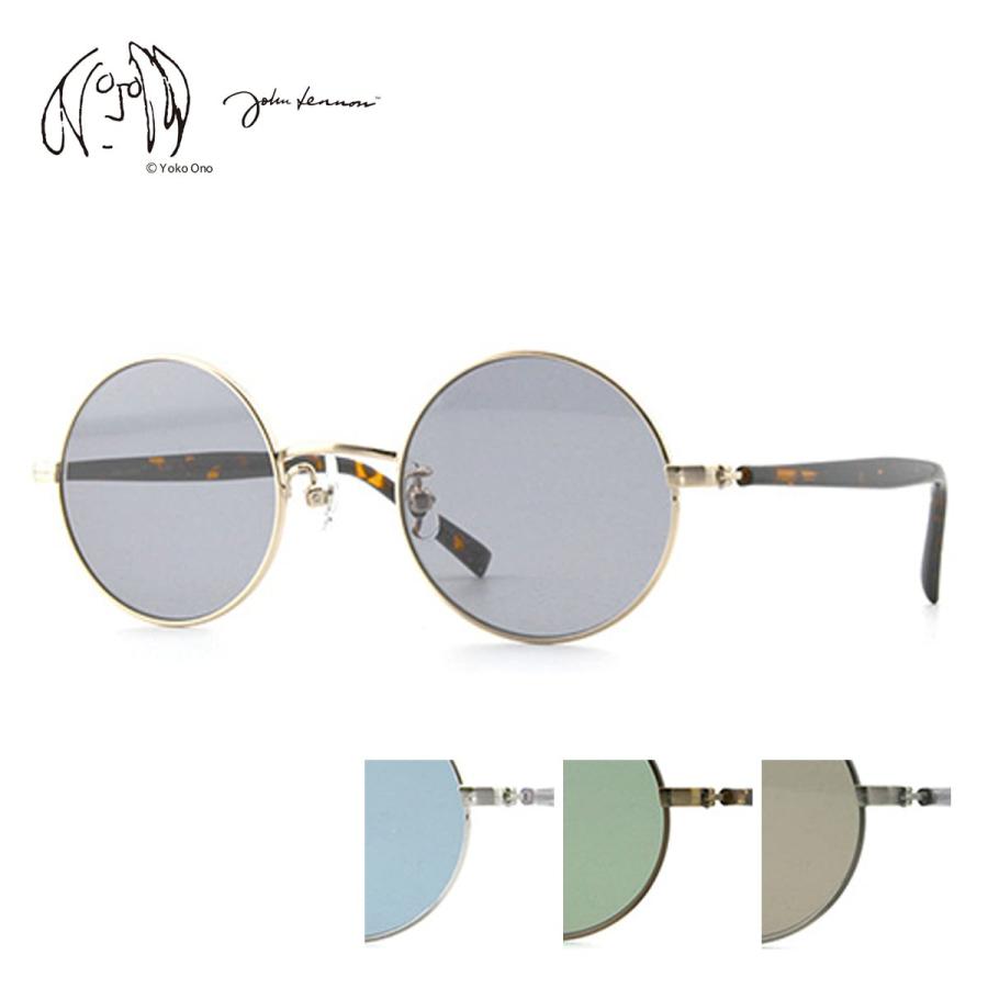 John Lennon ラウンドサングラス シルバー John Lennon ジョンレノン サングラスJL-555（ラウンド）01