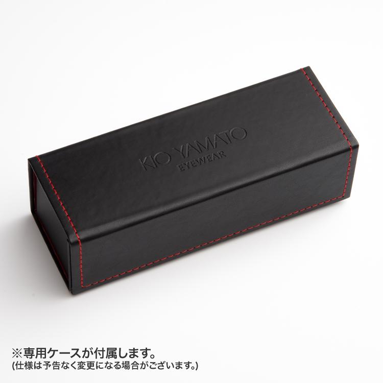 メガネフレーム(専用ケース付き携帯用メガネセット)￥15,000➔￥12,500 メガネフレーム キオヤマト KP-J29 55サイズ フルリム ブロー ブラック