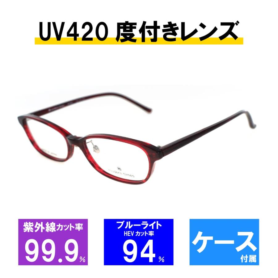 レンズセット] モダンタイムス メガネフレーム メガネ UV420 レンズ