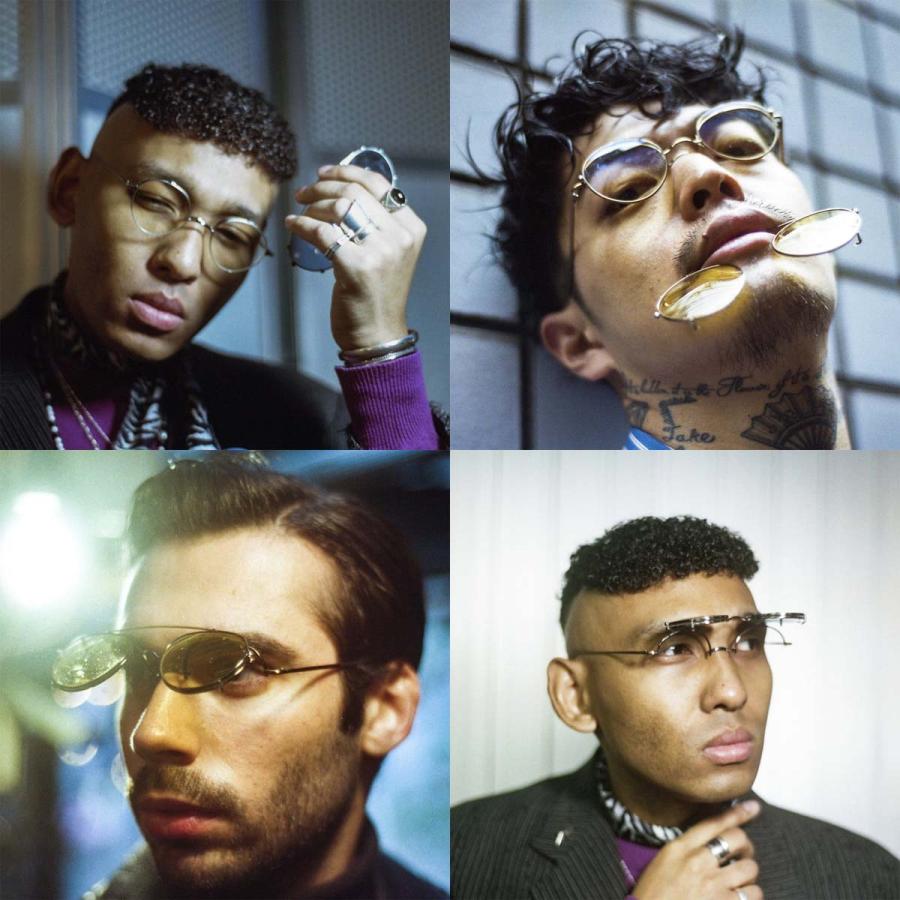 跳ね上げ式メガネ METRONOME メトロノーム TR2102 Lotus Trad 46サイズ