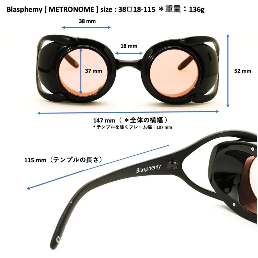 サングラス ゴーグル メトロノーム デザイン Blasphemy [METRONOME] 38