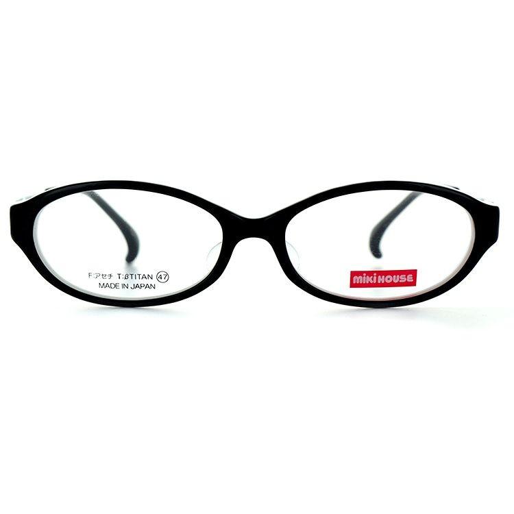 エアチタニウムリム子供用メガネフレーム38サイズ未使用 ミキハウス キッズ メガネフレーム MH-21 47サイズ オーバル ジュニア
