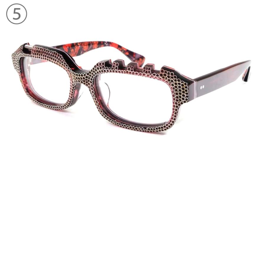 メガネフレーム MonkeyFlip 99 つくも 表面加工 フロントカット 55