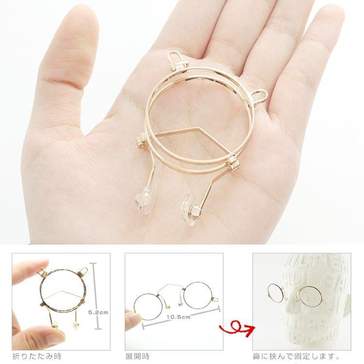 フィンチ鼻眼鏡 Aタイプ リーディンググラス 鼻メガネ 老眼鏡 フィンチ