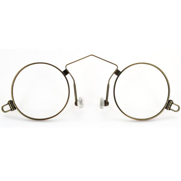 【タスケさん専用】パリ購入 フランスアンティーク フィンチメガネ 鼻眼鏡 ￼丸型 タスケさん専用】パリ購入 フランスアンティーク フィンチメガネ