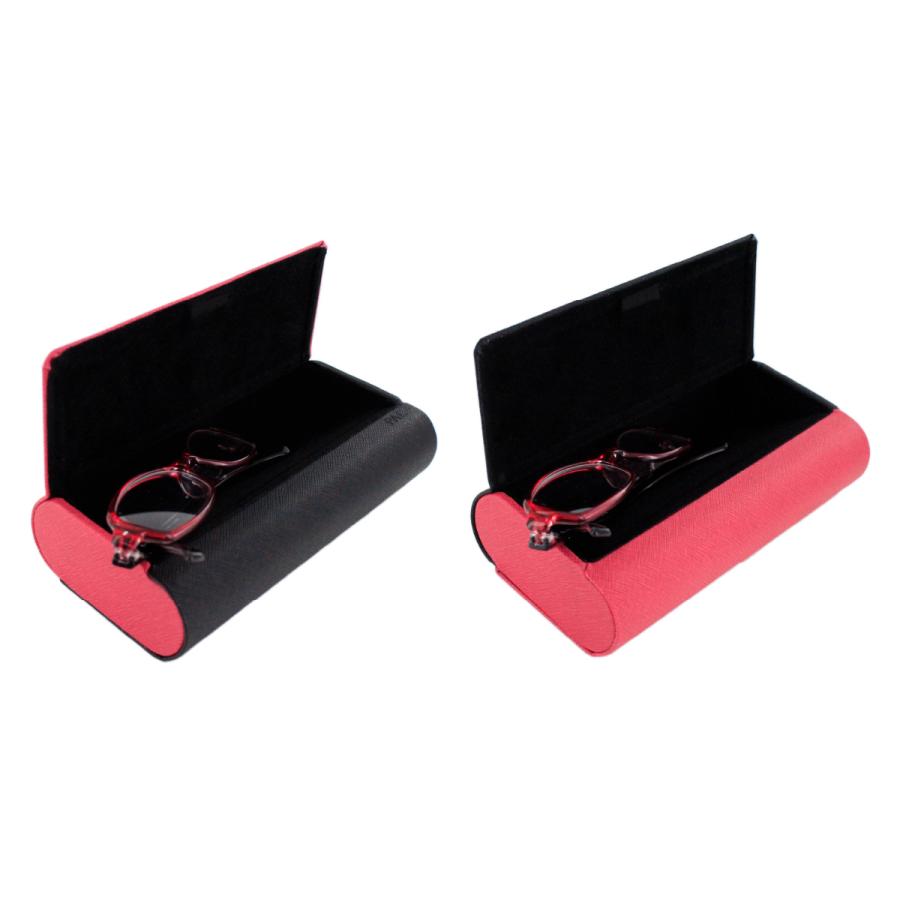 メイガン(Meigan) 眼鏡ケース 2本入り 持ち運び ハード 2ピース メガネ