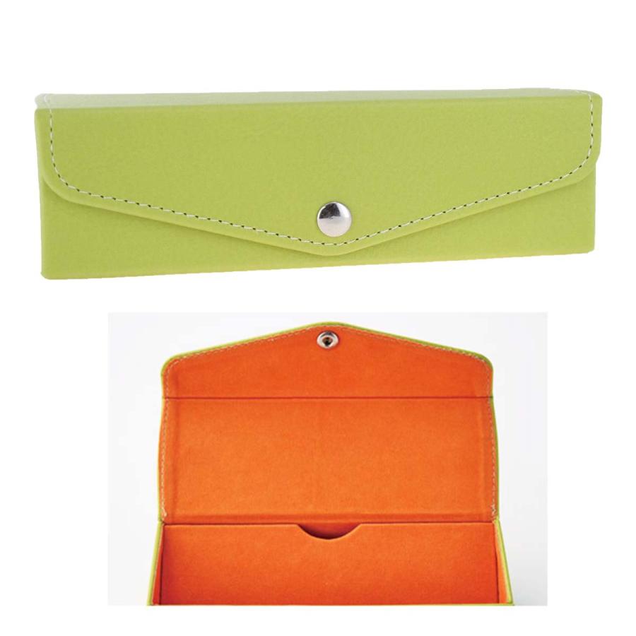 眼鏡ケース 2本入り 持ち運び セミハード 2ピース メガネケース