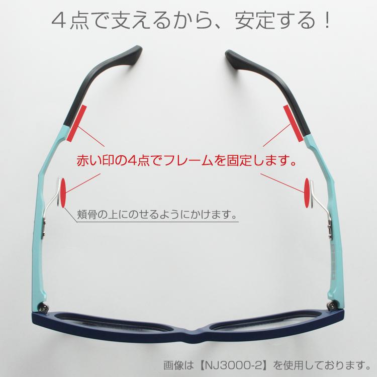 ネオジン メガネ 鯖江 老眼鏡 おしゃれ NJ3115 NEOJIN 鼻パッドがない