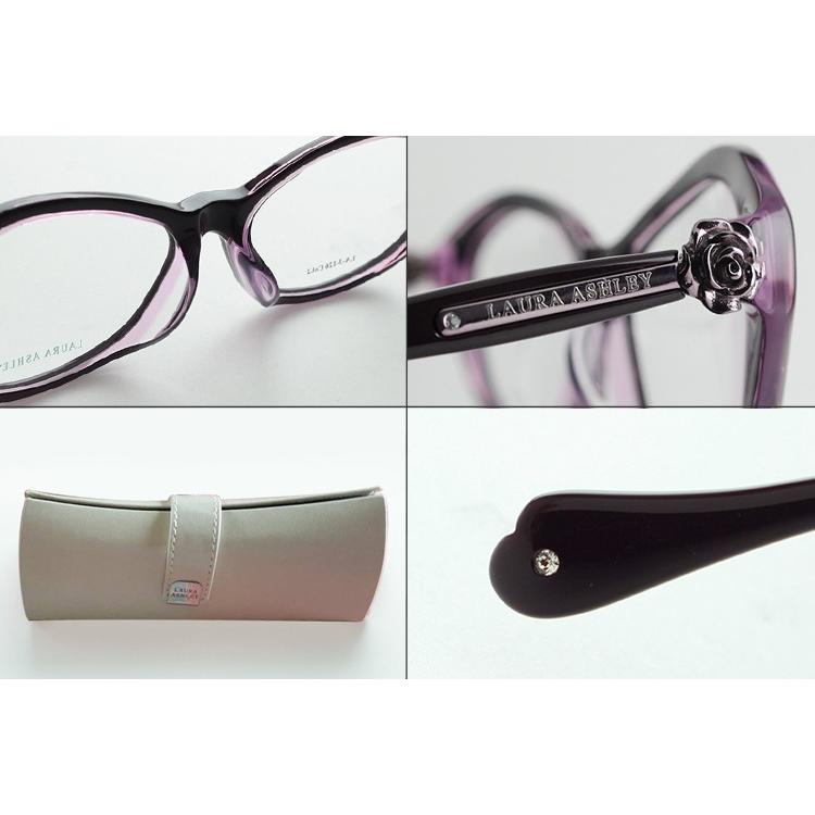 LAURA ASHLEY 度付き対応可 LA-3-126 メガネ レディース レディース 専用ケース付 バッグ 小物 ローラアシュレイ 上品 ブランド バラ ばら | LAURA ASHLEY | 02