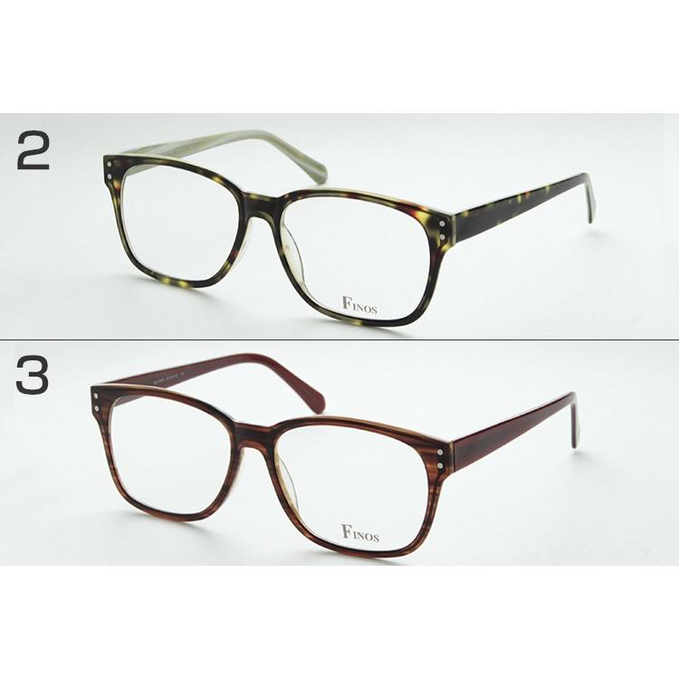 フィノス SLA-N006 メガネ レンズセット シンプル 薄い めがね スマート 伊達眼鏡 シンプル FINOS 軽い オシャレ 黒縁 ビジネス ウェリントン |  | 04