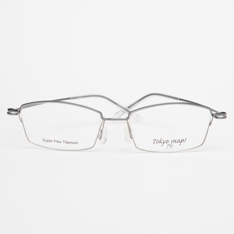 TOKYOSNAP! Air TS 8006 メガネ 度付き スクエア 軽量型 鼻パッド