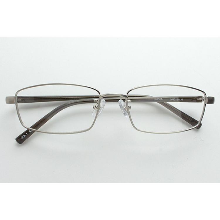 レンズセット レンズ込価格 シンプルメタル U0007 メガネ 細身