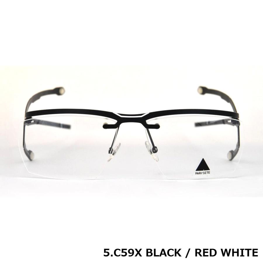 PARASITE パラサイトELEMENT1 美品　眼鏡フレーム パラサイト PARASITE METROID 0 55サイズ メンズ 男性用