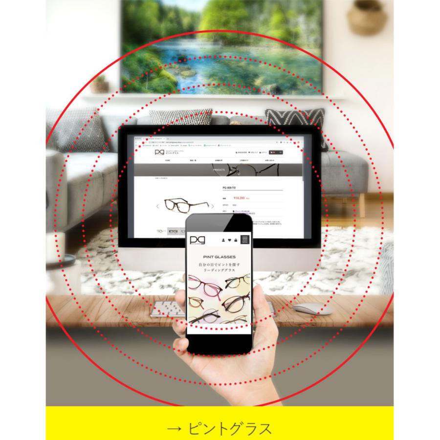 ピントグラス pint glasses PG-707 中度レンズモデル +2.50D〜+0.6D