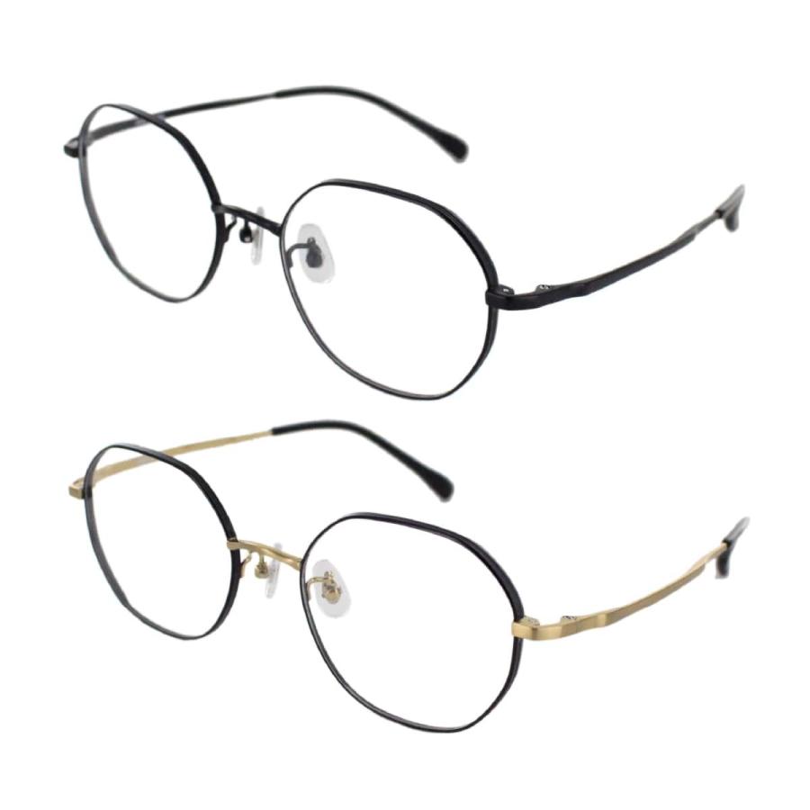 DIMITRI 01 ブラック ラウンドメガネ DIMITRI 01 ブラック ラウンドメガネ